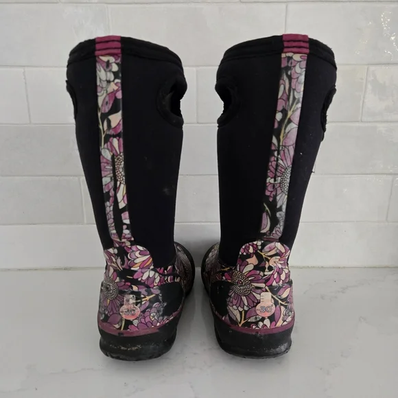 Bogs Classic High Grasp Handle Waterproof Insulated Snow Boots Mumsie Size 10 - Picture 5 of 8